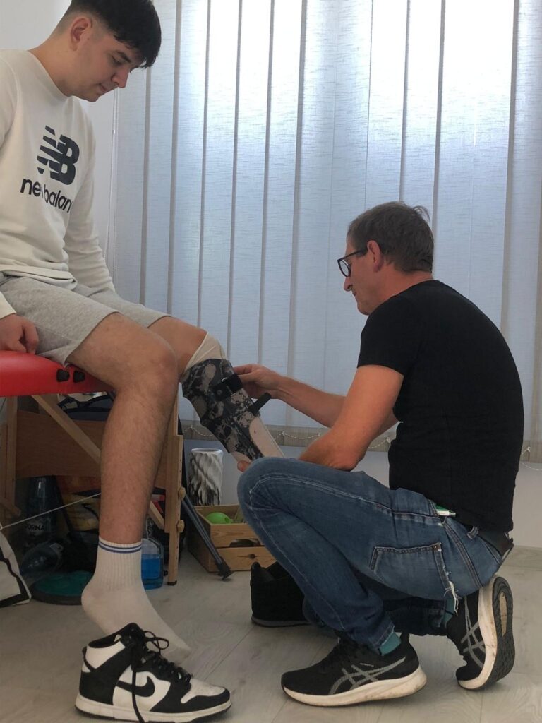 Anpassung einer individuellen Orthese